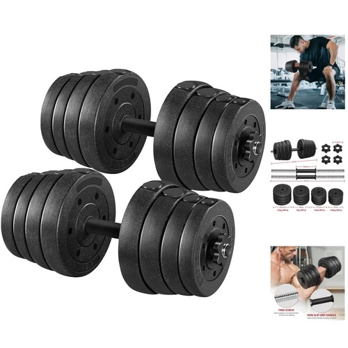 Adjustable dumbbell set 30kg - dumbbell,