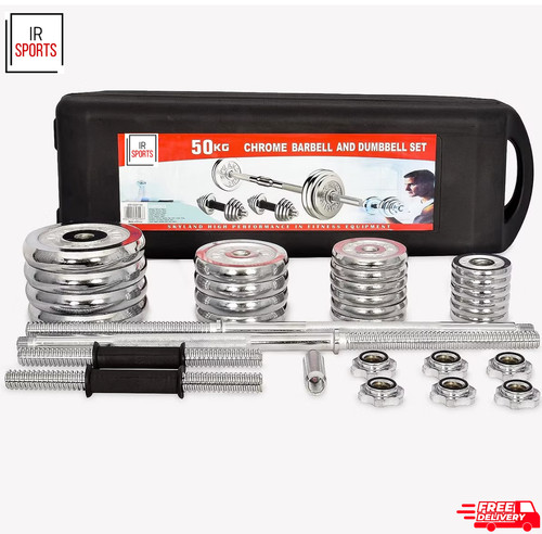 50kg adjustable dumbbells - adjustable,