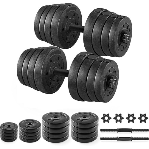 28kg dumbbells set adjustable - dumbbells,