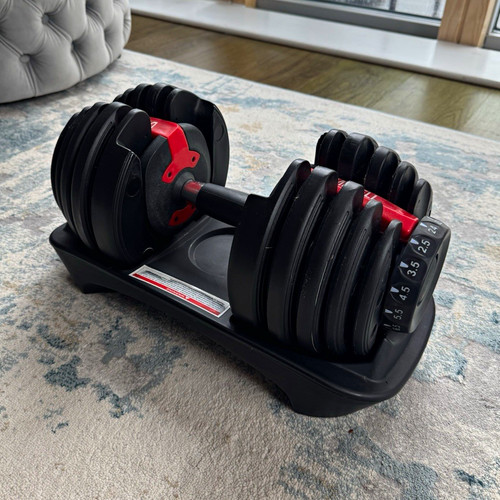 Adjustable dumbbell with - 24, kg