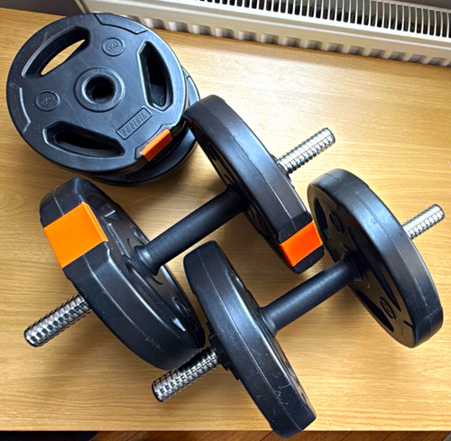 Adjustable dumbbells 9kg - adjustable,