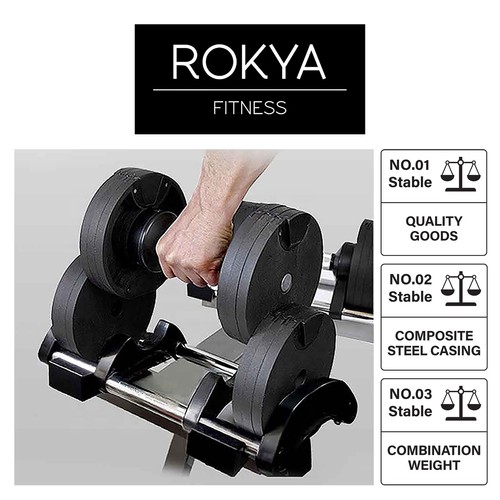 Pair adjustable dumbbell - dumbbell, 2