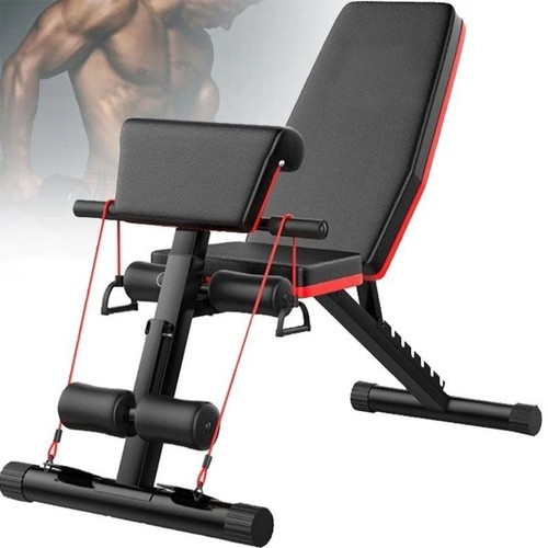 Foldable dumbbell weight - dumbbell, bench