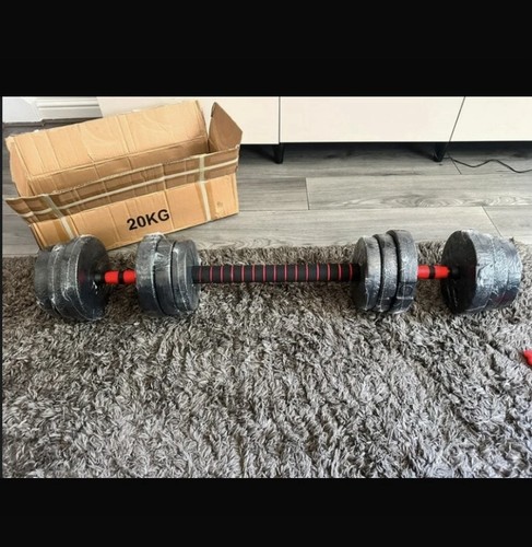 Adjustable barbell dumbbell - &,