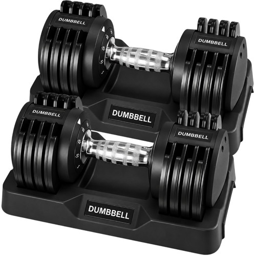 Adjustable dumbbells set - adjustable,