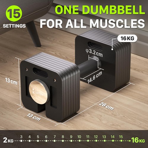 Adjustable dumbbell 36kg - dumbbell, 4-36kg