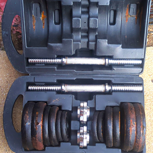 15kg adjustable dumbbell set - 15kg,