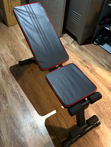 Adjustable gym bench - adjustable, with
