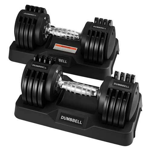 Adjustable dumbbell set 12kg - dumbbell,