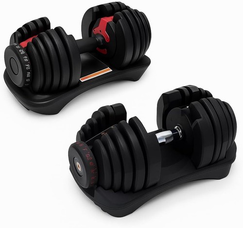Adjustable quick dial dumbbell - quick,
